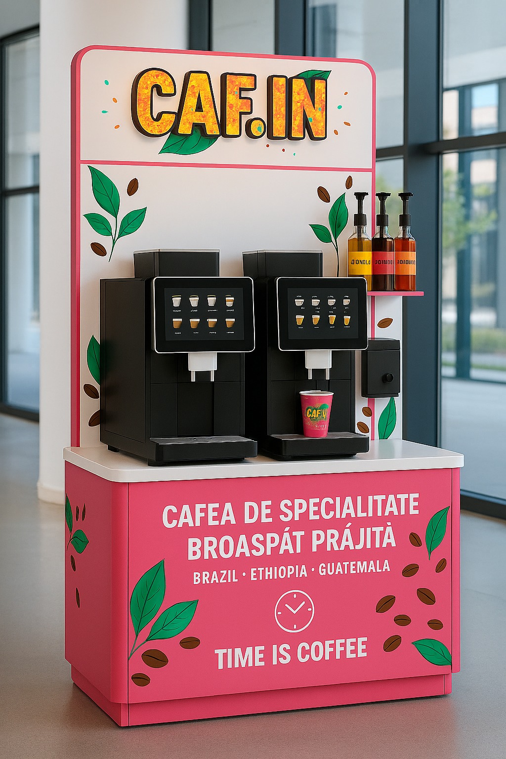 Retail to go coffee corner